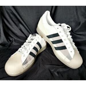 Adidas Originals Superstar White Blk Tan Men Retro LowTop Leather NWOB 7 FX5565
